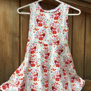 Acorn Valley Print Jersey Knit Dress